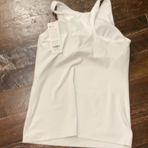 CRZ YOGA White Fitted Sleeveless Tank Top - Picture 5 of 6